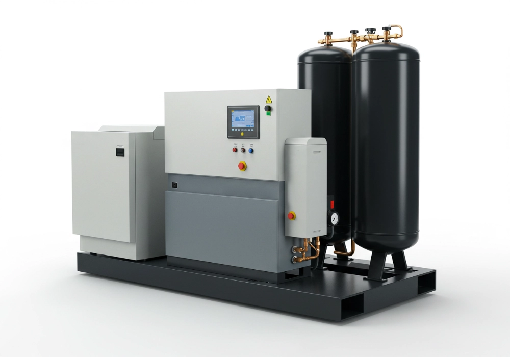 Air treatment system with filters and dryers